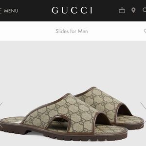 Men’s GG supreme slide sandal